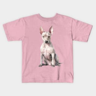 American Hairless Terrier Kids T-Shirt